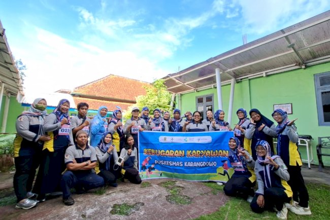 Pengukuran Kebugaran karyawan Puskesmas Karangdowo