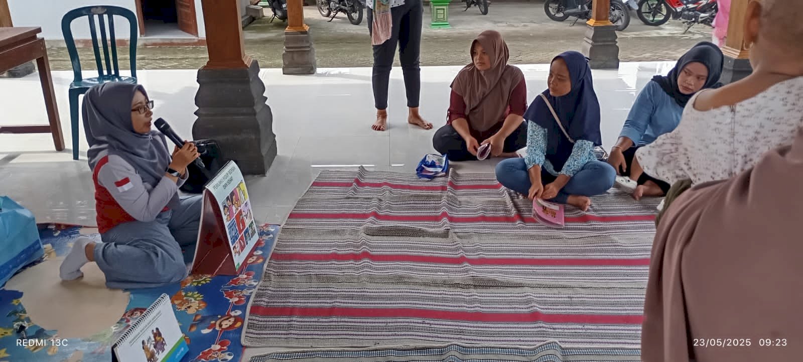 Kelas balita di Desa Tumpukan